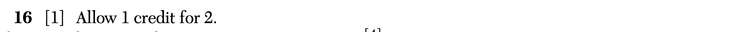Answer to Question 2