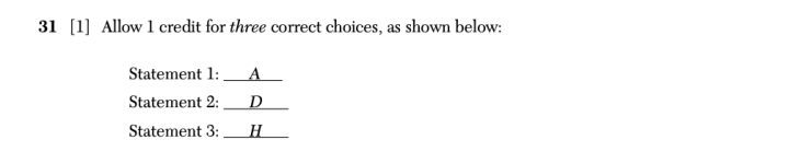 Answer to Question 4
