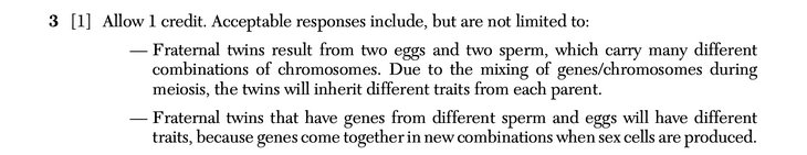 Answer to Question 3