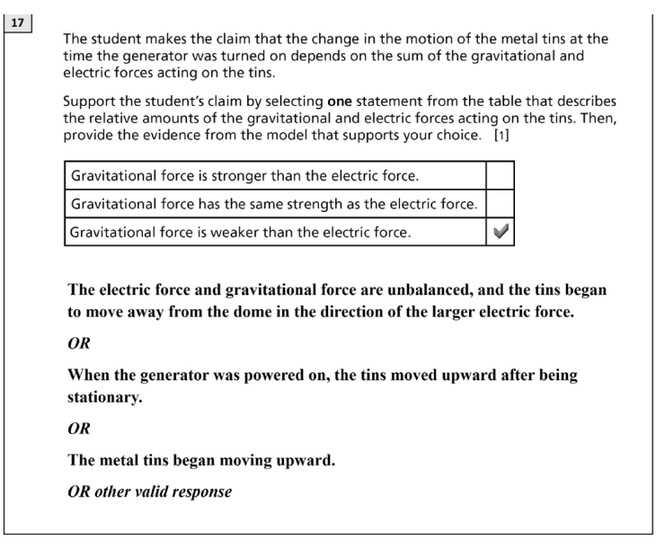 Answer to Question 3