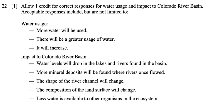 Answer to Question 6