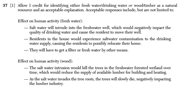 Answer to Question 2