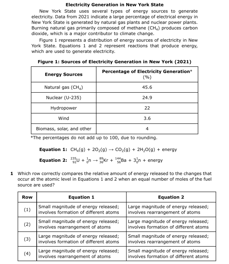 Question 1