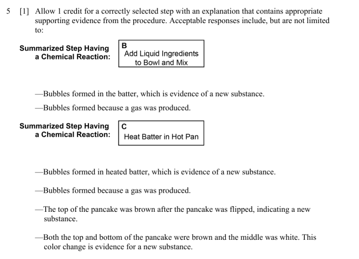 Answer to Question 5