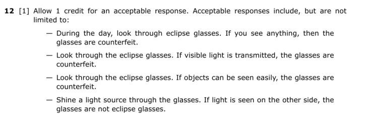 Answer to Question 3