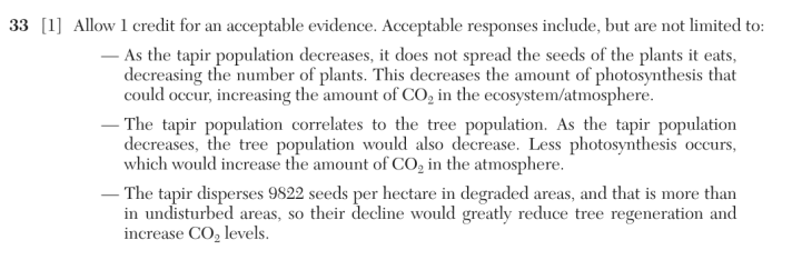 Answer to Question 1