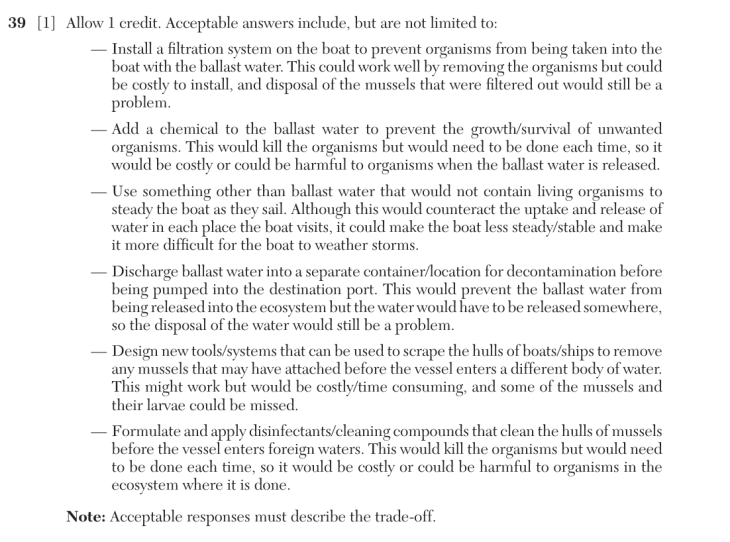 Answer to Question 5